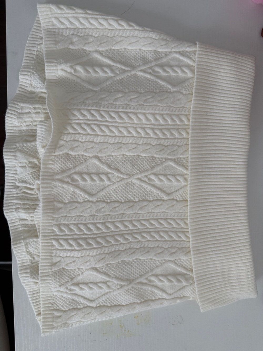 Frankie's Bikinis Cream Knit Sweater